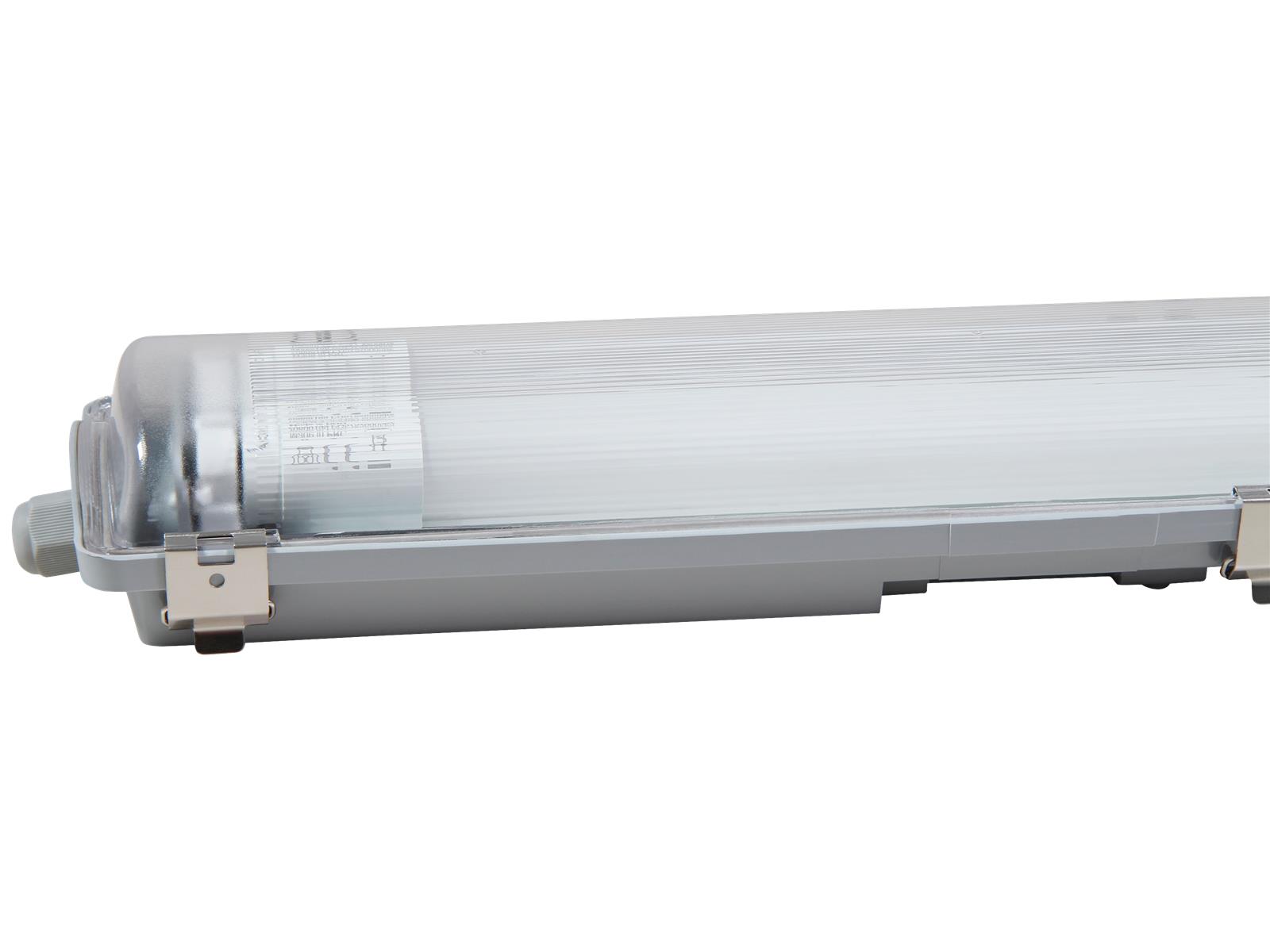 LED-Deckenleuchte für Feuchträume, IP65, 2x 1.700 lm, 4000K, 120cm, neutralweiß