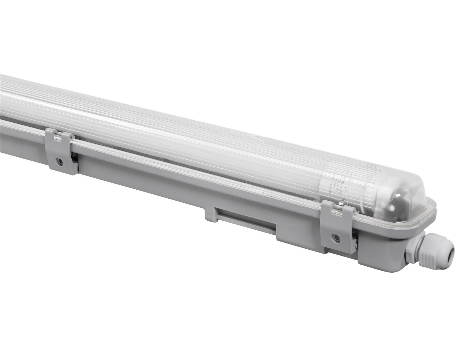 LED Feuchtraumleuchte McShine ''FL-12'', IP65, 2.400 lm, 4000K, 150cm, neutralweiß