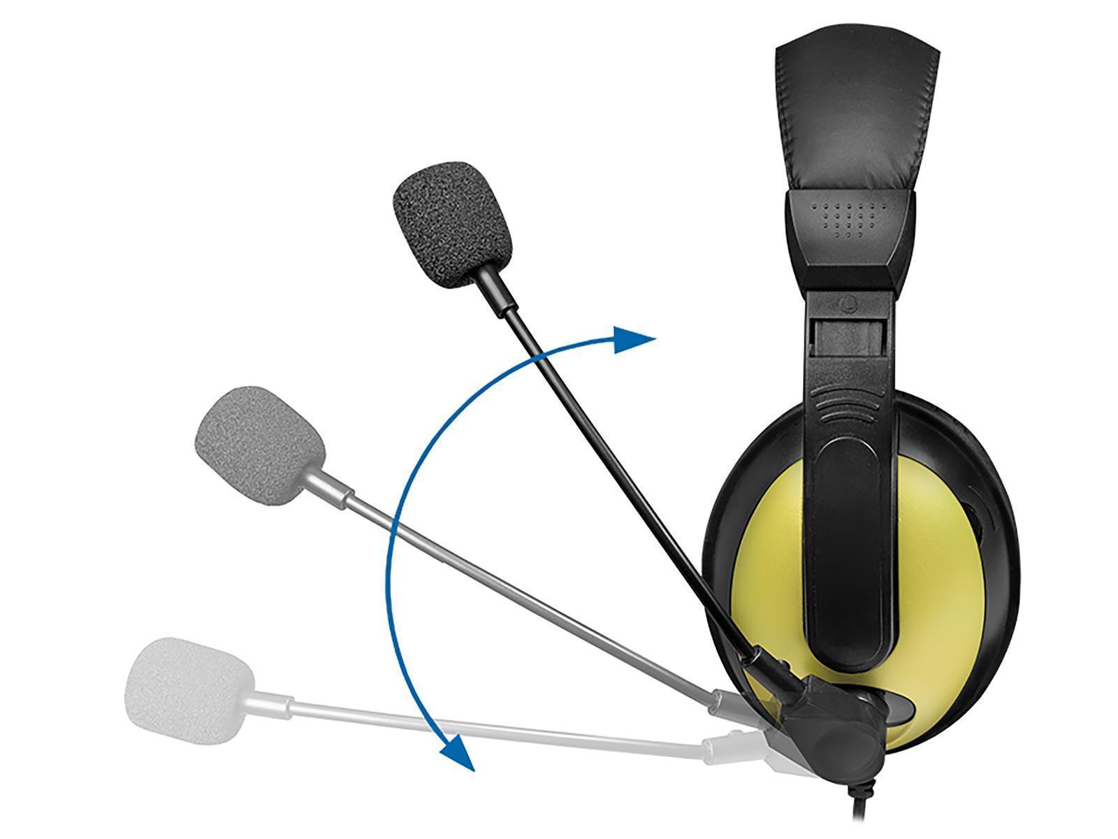 Stereo Headset mit hohem Tragekomfort, Klinke
