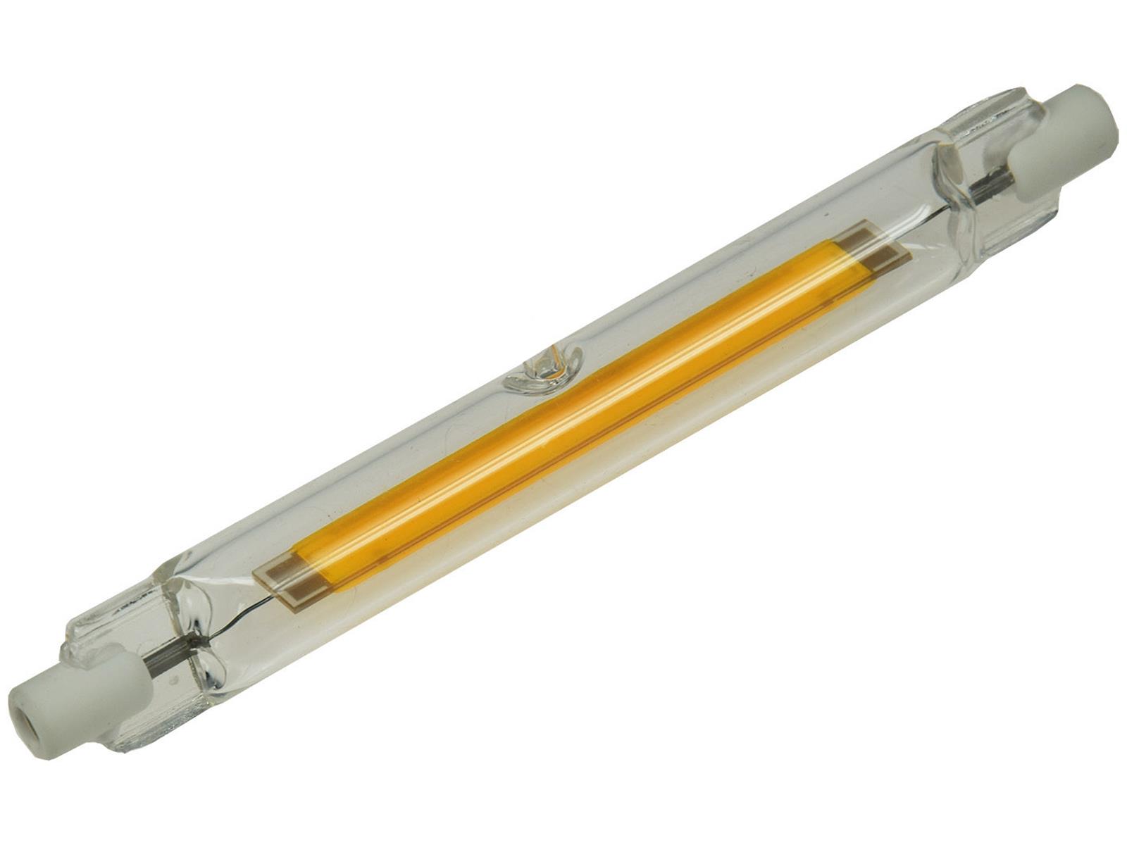 LED Strahler 8W R7s "RS118 COB8"360°, 3000k, 920lm, 118mm, warmweiß
