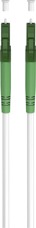 Glasfaserkabel (FTTH), Singlemode (OS2) White, (Simplex), 15 m