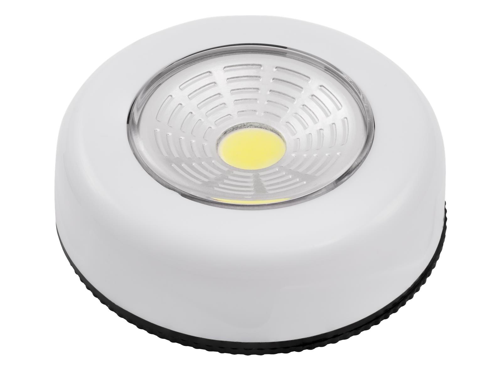 LED-Klebeleuchte McShine ''LK1-COB'' mit Klebefolie, Ø70x22mm, weiß