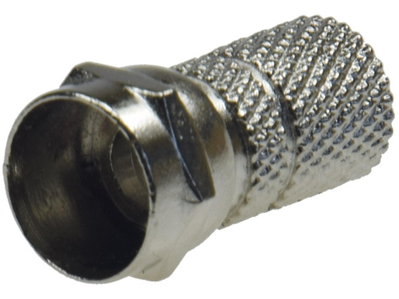 F-Stecker für Koaxkabel mit 7mm Ø