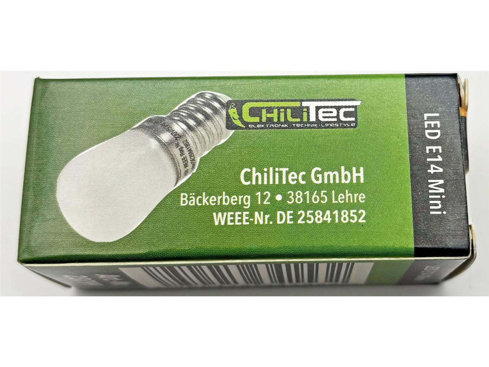 LED Lampe E14 Mini, 23x51mm 4W, 399lm, 3000K,120°, warmweiß