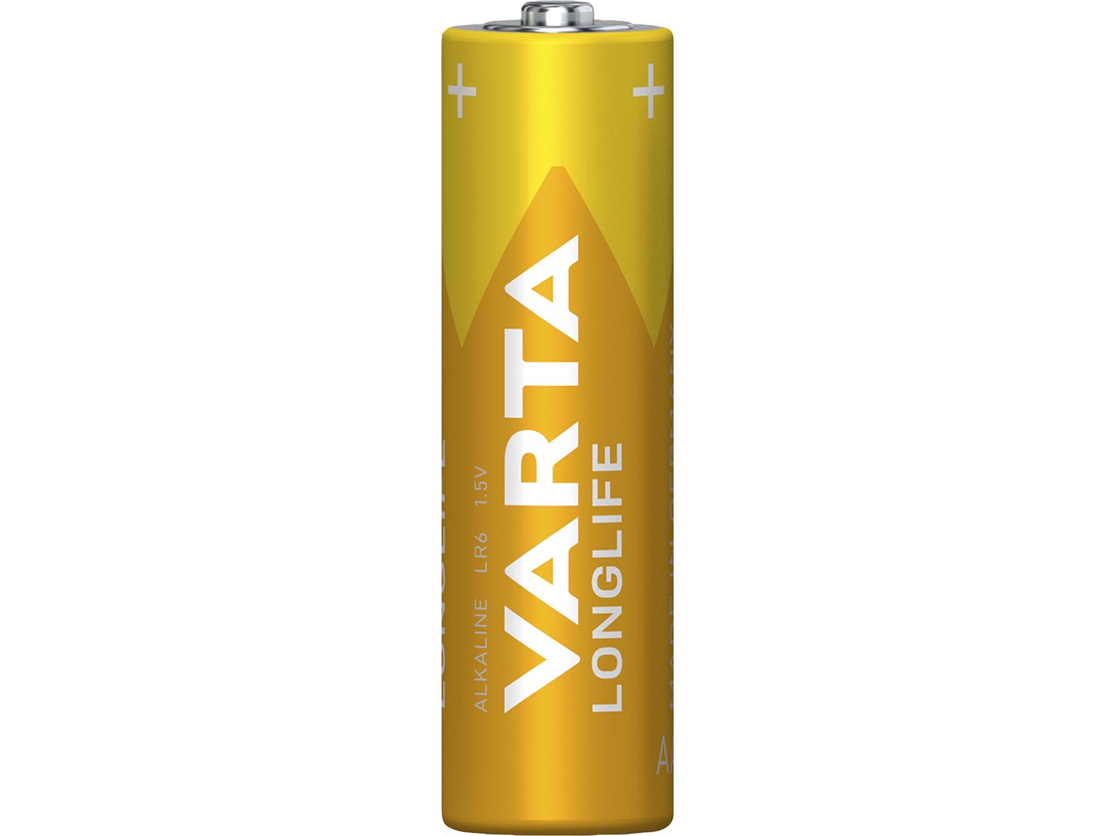 Mignon-Batterie VARTA ''LONGLIFE'' Alkaline, 1,5V, Typ AA, 8er-Pack