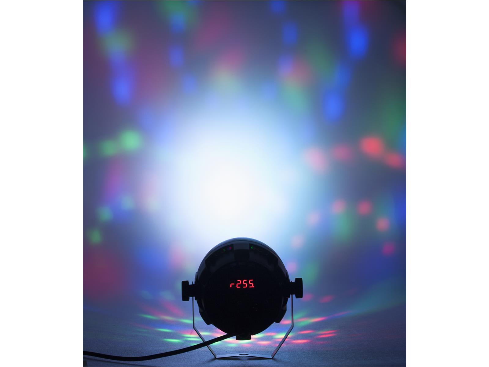 LED-Lichteffekt IBIZA ''PAR-ASTRO'' 2-in-1 PAR Strahler und Astro-Effekt, 12W