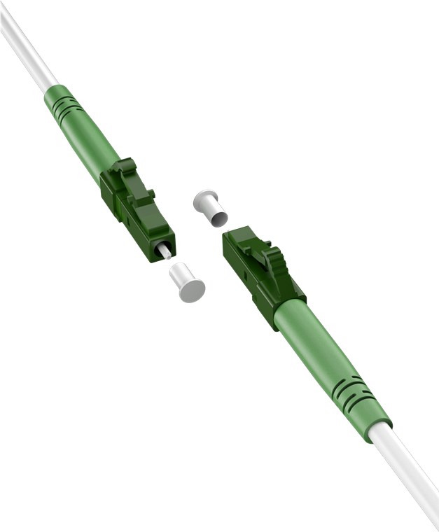 Glasfaserkabel (FTTH), Singlemode (OS2) White, (Simplex), 3 m
