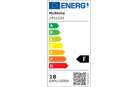 LED-Panel McShine ''LP-1822RN'', 18W, 225mm-Ø, 1.836 lm, 4000K, neutralweiß