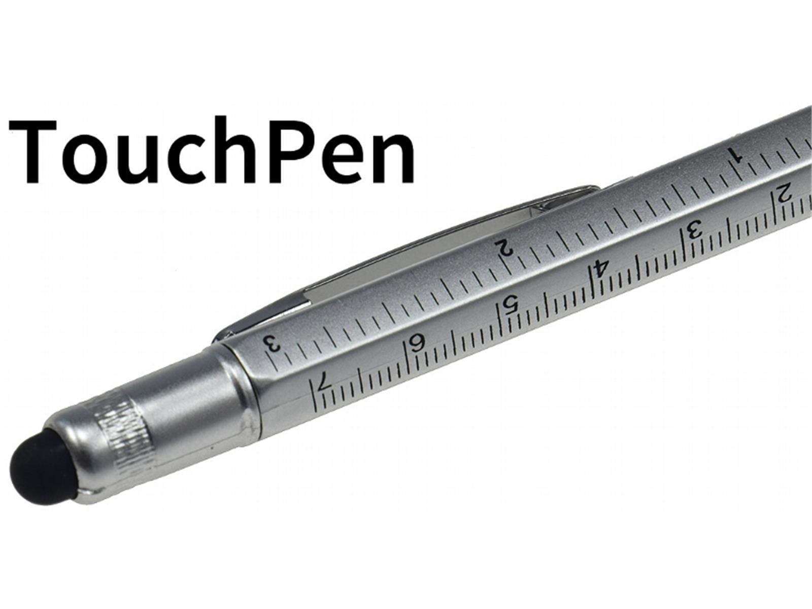 Kugelschreiber "Work" Kuli, TouchPen, Lineal, Wasserwaage
