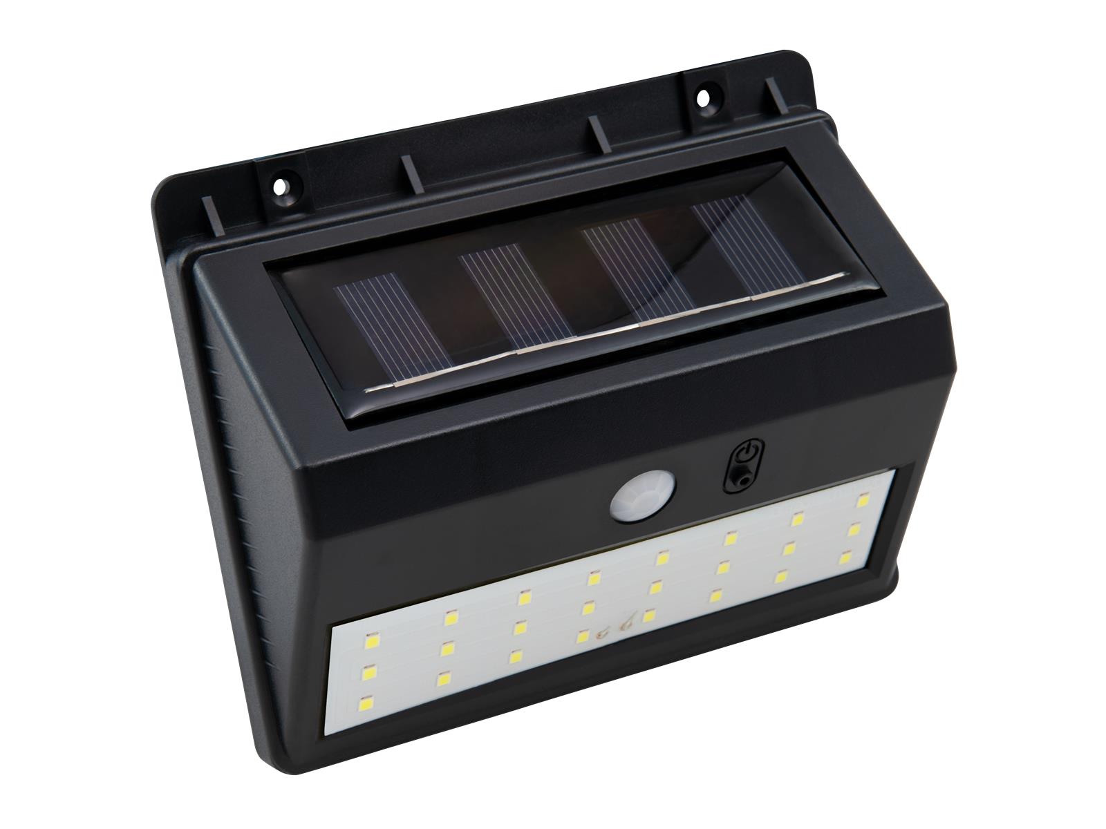 LED Solar-Wandleuchte Grundig, 30lm, Bewegungsmelder, 14x11,6x5cm